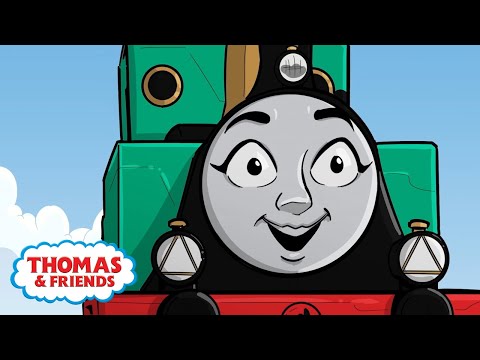 Gina The Smart Steam Engine | Great Race Friends Near and Far | Thomas & Friends - Kids TV Series, Kingdom Kids Zone - Thomas & Friends