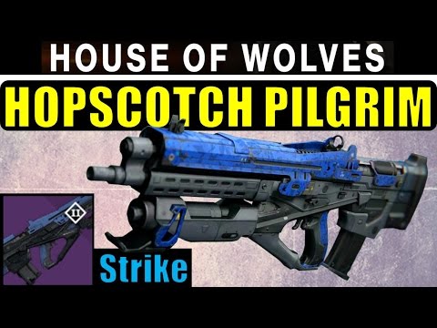 Destiny Hopscotch Pilgrim Review! | AMAZING! | Vanguard Dragon Strike Pulse Rifle