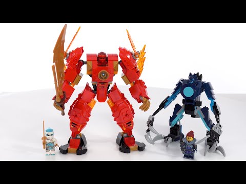 LEGO Ninjago Kai's Elemental Fire Mech 71808 review! You get a lot, for a little