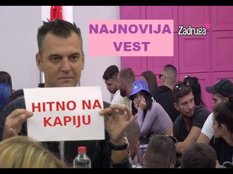 ISEČEN SNIMAK ali se SVE JASNO ČUJE - Pozvana HITNO na KAPIJU - Kamera se naglo ugasila #zadruga