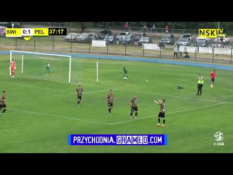 tv.nsk.pl [0:2 Sołtysiński 38] MKS Świt Nowy Dwór Maz. - KS Pelikan Łowicz 3:2 (0:2) 2023-06-17 g.17