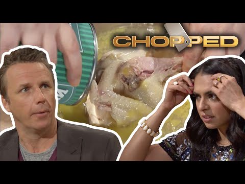 , title : 'The Craziest Chopped Mystery Basket Ingredients of ALL TIME | Food Network'