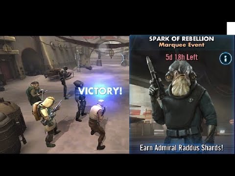 Spark of Rebellion Marquee Event: Unlock Admiral Raddus!