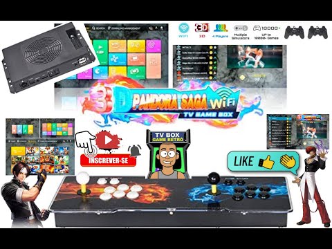 Unboxing Pandora saga 3d wi-fi Tv game box