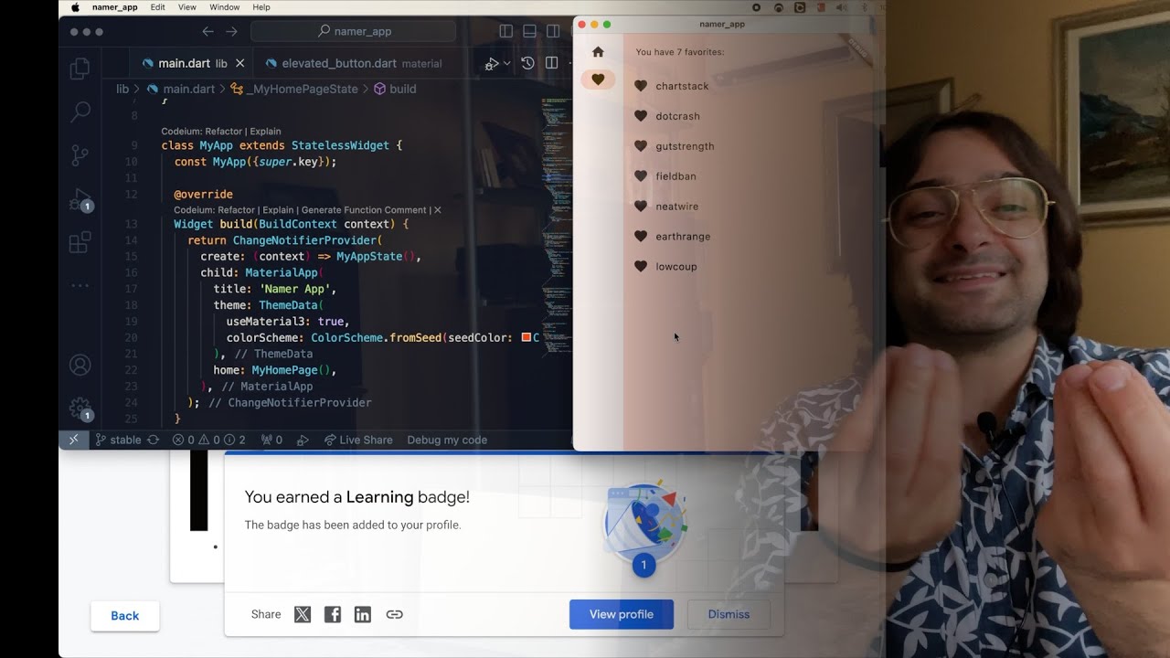 🧑‍💻Official Flutter Codelab - Your First Flutter App