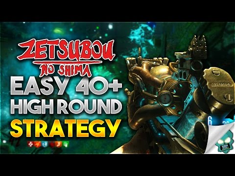 Zetsubou No Shima: EASY Round 40+ High Round Strategy! (Black Ops 3 Zombies)