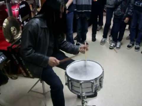 Mike Mangini (Dream Theater) Official OPENING DRUM ROLL at 247Drums