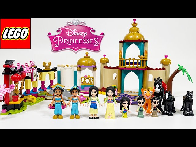 Vídeo relacionado con LEGO 43208 Disney Princesa Aventura de Jasmine y Mulán, Set de Juego con Mini Muñecas, Figuras de Caballo y Tigre de Juguete