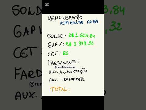 Saiba a remuneração real de um Aspirante da PMBA 🔥 #policia #pmba #cfopmba