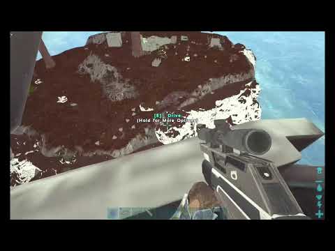 Using a titan to wipe our enemies in Crystal Isles (Ark Official Xbox Small Tribes)