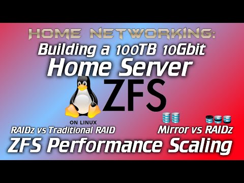 Home Networking: 100TB 10Gbit Server - ZFS considerations (Performance, RAIDz vs RAID and Mirrors)