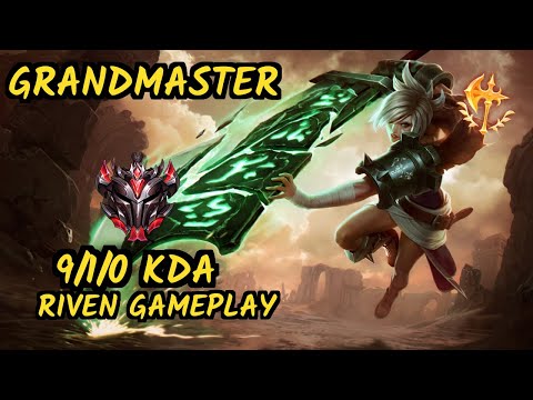 Thal (RIVEN) vs SYLAS - 9/1/0 KDA TOP GAMEPLAY - KR Ranked GRANDMASTER
