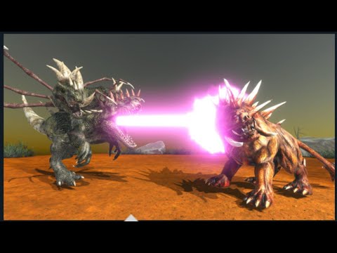 Alien Exotica vs Mutant Primates - Animal UP Revolt Battle Simulator#arbs