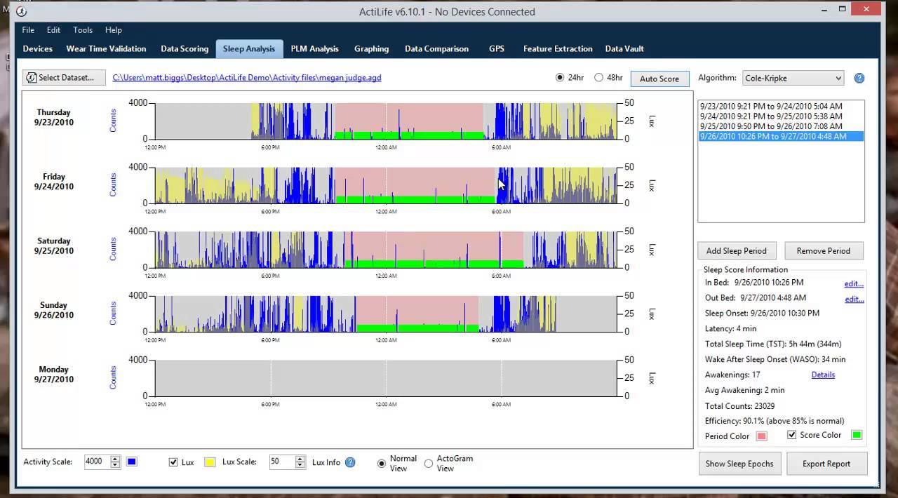 Sleep Analysis Training Video