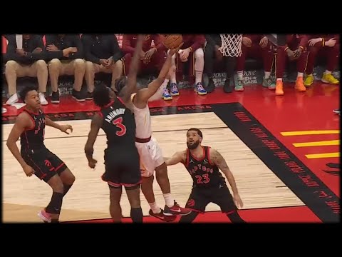 OG Anunoby Hustles Back for the Block vs Cavs