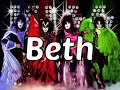 KISS - Beth - Lyrics