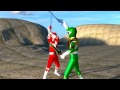 Blender MMPR Red Ranger Vs Green Ranger Unfinished