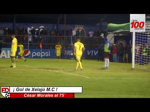 Xelajú MC 2 - 1 Marquense | Gol de César Morales (2-1), al minuto 75.