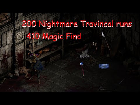 200 Nightmare TRAVINCAL runs - Diablo 2 Resurrected