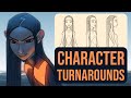 How To Draw CHARACTER TURNAROUNDS The EASY WAY