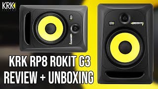 Video thumbnail for KRK RP8 G3 Studio Monitors REVIEW + UNBOXING & SETUP ! by CheezhOfficial