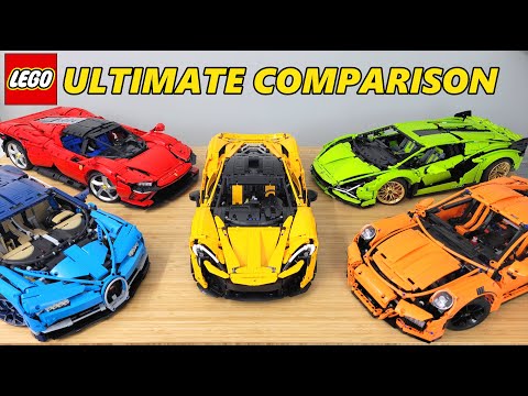 Ranking 1:8 LEGO Technic Cars  | The Ultimate Comparison!