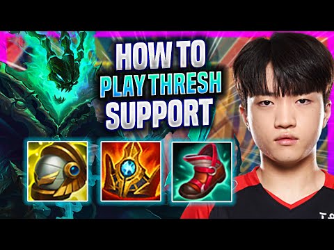 LEARN HOW TO PLAY THRESH SUPPORT LIKE A PRO! - T1 Keria Plays Thresh Support vs Karma! | Season 2023