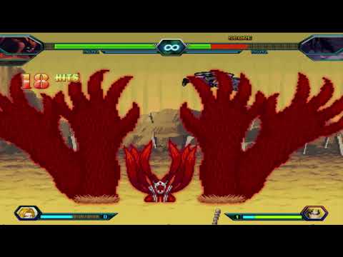 Four-Tails Kurama Vs All Sasuke Forms - Bleach Vs Naruto 3.3