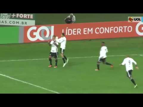 Gol de William Pottker - Palmeiras 2 x 2 Ponte Preta - BR 2016