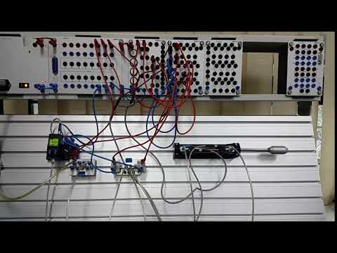 Module 10 electro pneumatic using TP 201 equipment