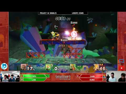 Showdown: Battle Royale 3 Doubles Loser's Semis: Toph/Lain Vs. Samn/Kuma