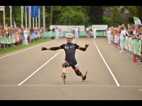 Gijs Kamp Nederlands Kampioen 500 en 100m Inline Skaten Heerde 2018