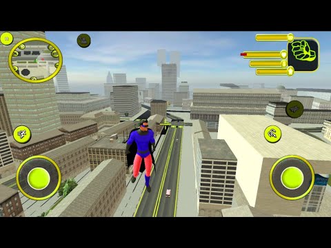 US Flying Superhero Rope | Rescue City Captain Vegas City Android GamePlay | By Game Crazy