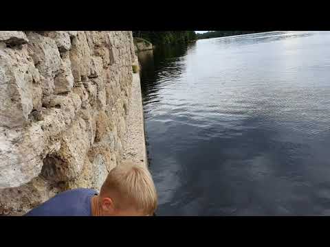 Daugava un Perses upe pie Kokneses pilsdrupaam