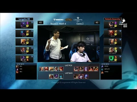 ANC vs LZ Game 2 Highlights - REBELS ANARCHY vs LONGZHU IM - Week 7 LCK Champions Korea Summer 2015