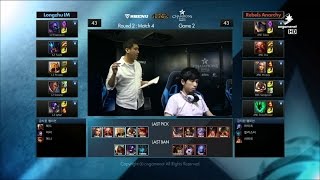 ANC vs LZ Game 2 Highlights - REBELS ANARCHY vs LONGZHU IM - Week 7 LCK Champions Korea Summer 2015