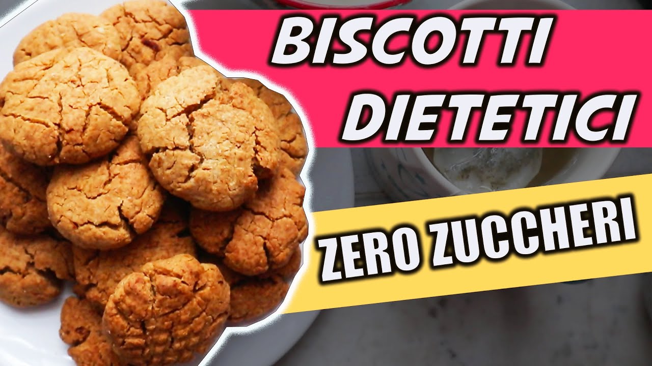 BISCOTTI DIETETICI BUONISSIMI 🍪 SENZA ZUCCHERI !! 🍪