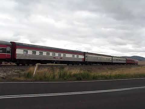 Victorian Rail Action: 707 Operation's The Grainlander Sunset over the Harvest 15/3/20
