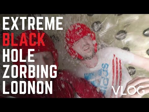 Worlds First Black Hole Zorbing - Go Zorbing London VLOG