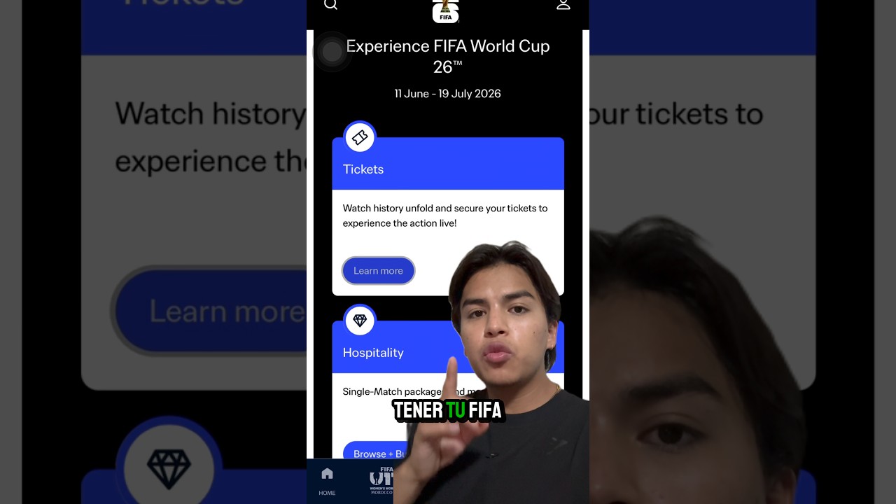 ¿Cómo registrarse al sorteo para comprar boletos del Mundial 2026 FIFA? 🇲🇽⚽️