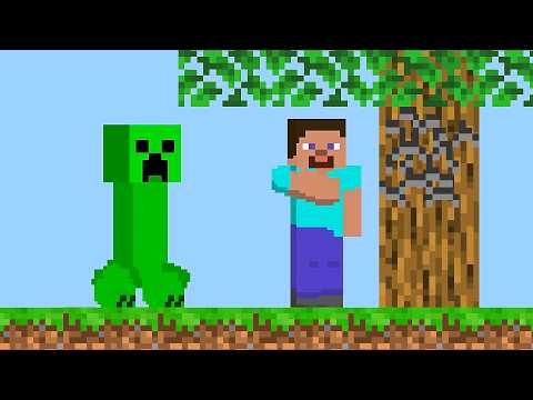 I Survived 100 Days in 2D Minecraft