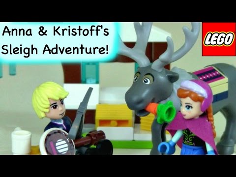 Disney Frozen Story - Anna & Kristoff Meet!! - LEGO Story Anna & Kristoff’s Sleigh Adventure 41066