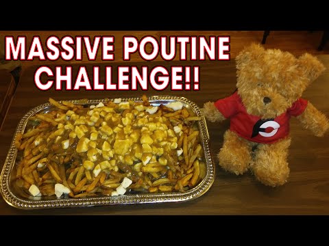 MASSIVE POUTINE CHALLENGE IN NEW HAMPSHIRE!!