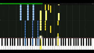 Tokio Hotel - 1000 meere [Piano Tutorial] Synthesia | passkeypiano