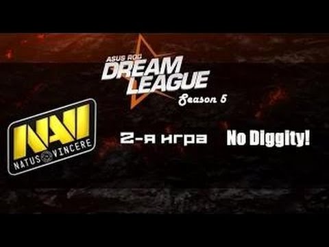 NaVI  vs  No Diggity   DreamLeague  game 2   Русские комментаторы