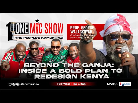 Prof. George Wajackoyah LIVE from Washington D.C. 🇺🇸 | Inside Kenya’s Most Fearless Political Vision