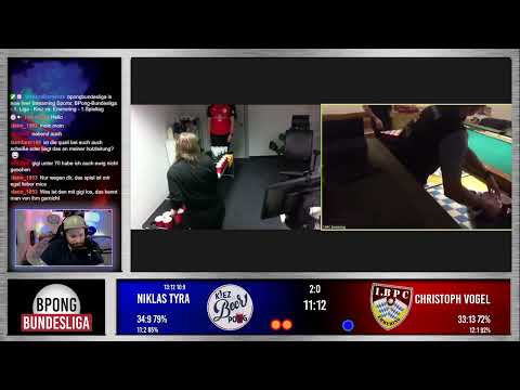 BPong-Bundesliga - 1. Liga - Kiez vs. Emmering - 1.Spieltag