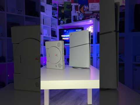 Sony PS1 vs Sony PS5 Slim 30th Anniversary👊🏻 #asmr #sony #playstation #ps5 #ps1 #gaming