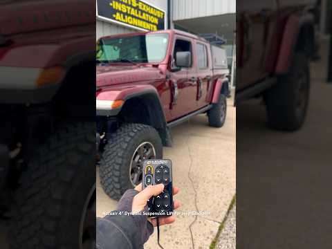 @accuair 4” Dynamic Suspension Lift for the Jeep Gladiator    #jeep #jeepgladiator #accuair