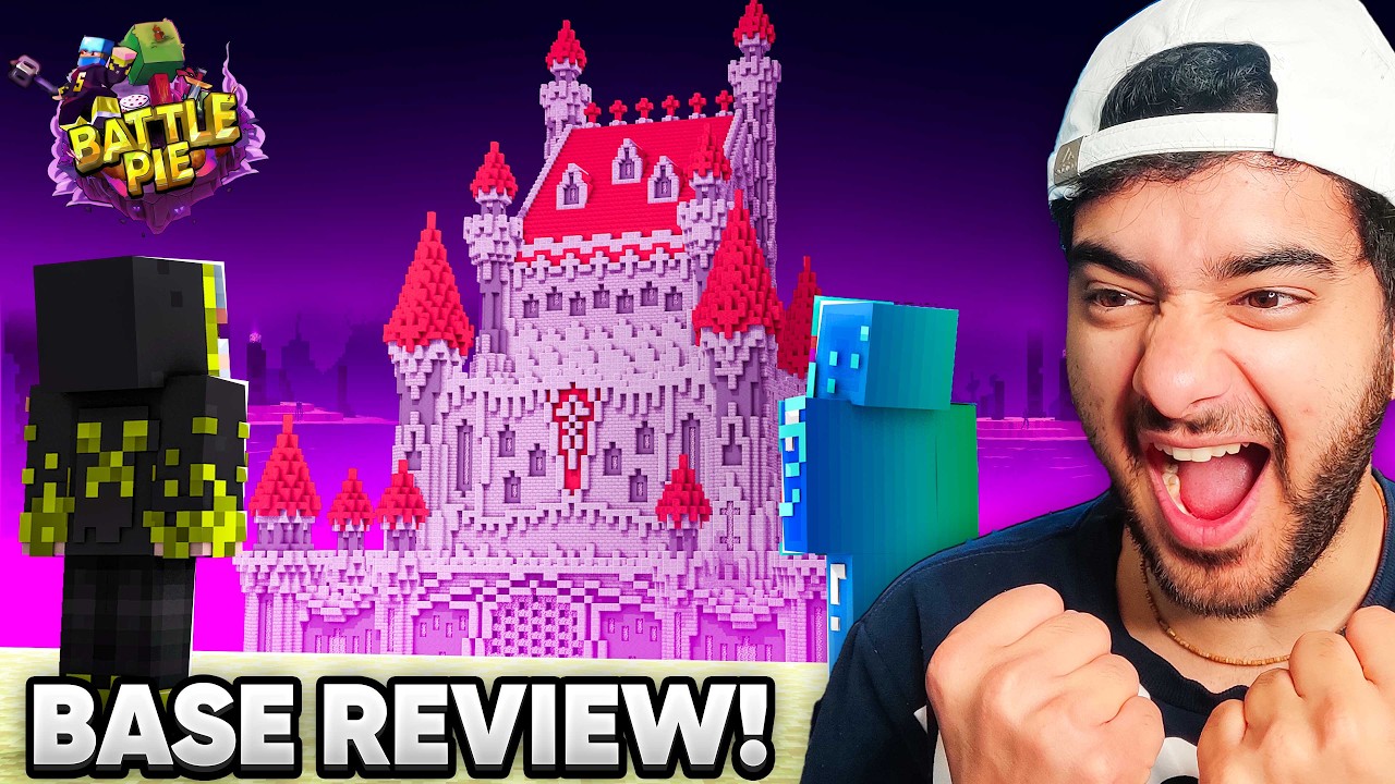 We Found the Most INSANE Base in BattlePie Minecraft Server! (Day 3)